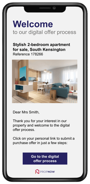 Invitation to the digital offer process